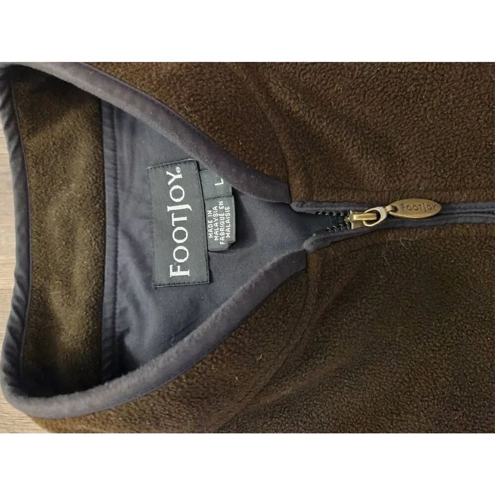 FootJoy FJ mens Large convertible Jacket vest Logo embroidery performance - Picture 6 of 8